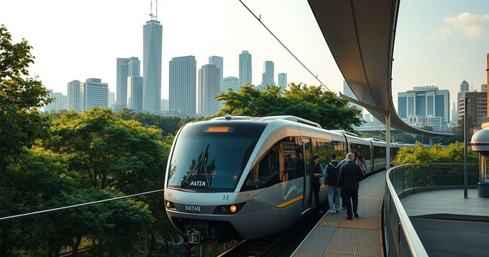 Monovia reta: O que é e suas Vantagens para Transporte Público Monovia reta: O que é e suas Vantagens para Transporte Público