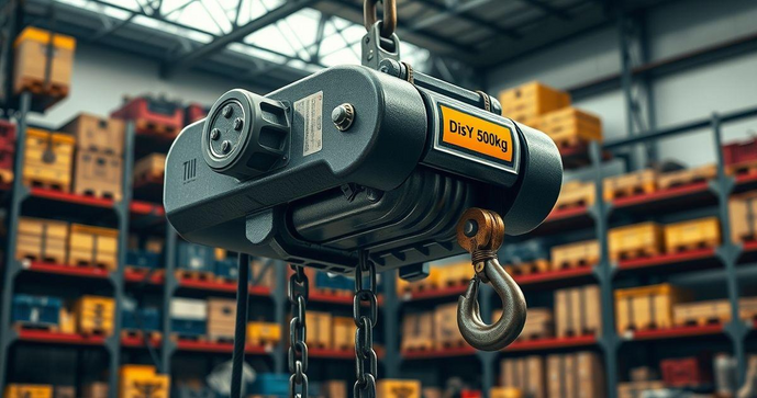 Talha de Corrente 500kg: Transforme Elevação e Transporte de Cargas